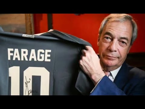 ‘They’ve gone like hot cakes’: Nigel Farage unveils limited edition Reform UK t-shirts