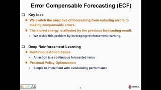 Deep Reinforcement Learning based Renewable Energy Error Compensable Forecasting