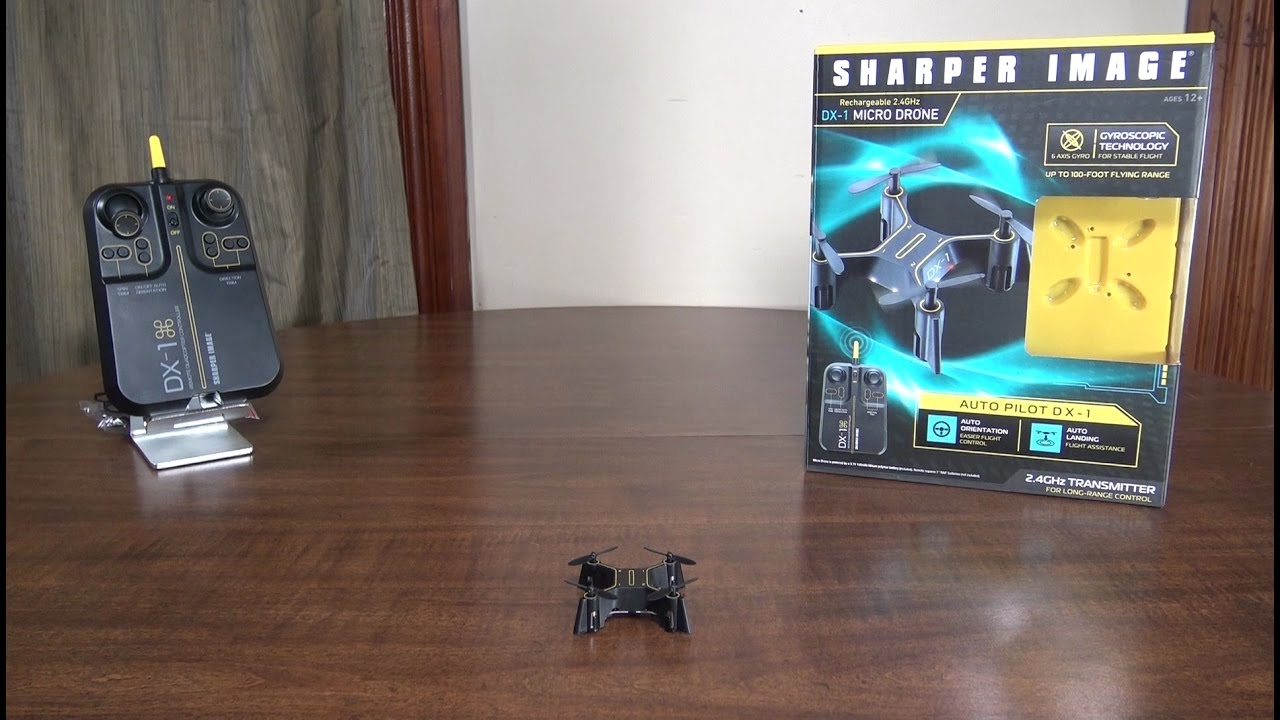 Sharper Image - DX-1 Micro Drone - Review and Flight - YouTube