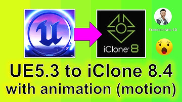 Unreal Engine 5.3 to iClone 8.4 & Character Creator 4 with texture & motion - Full Tutorial