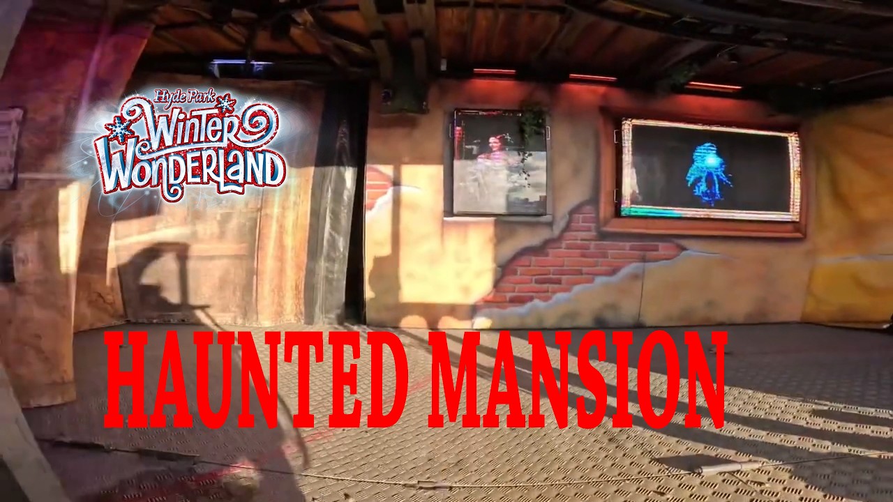 HAUNTED MANSION 4K POV Hyde Park Winter Wonderland