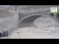 Hassanabad Bridge on KKH collapses due to Shishper glacial lake outburst flood in Hunza