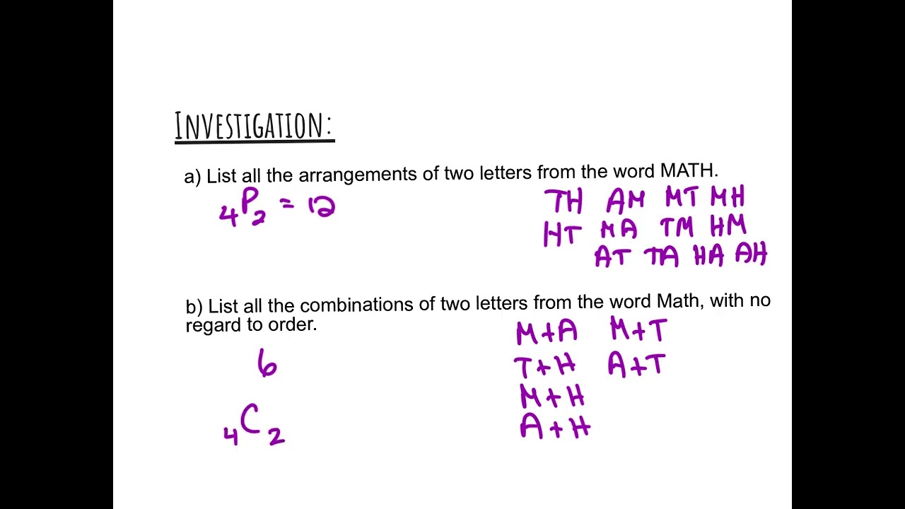 2 2 Intro to Combinations (nCr)