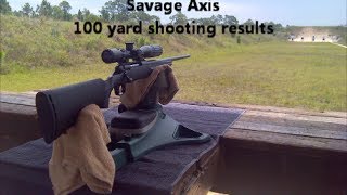 Savage Axis  .308 100 Yards Accuracy Review