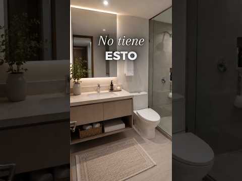 Si tu baño no tiene ESTO, nunca se verá limpio  #interiordesign #homedecor