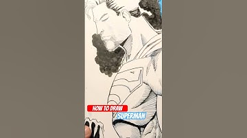 How to draw Superman #superman #timelapse #drawing