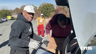 Charlotte-Mecklenburg Schools Hosts Thanksgiving Turkey & Fixings Giveaway.