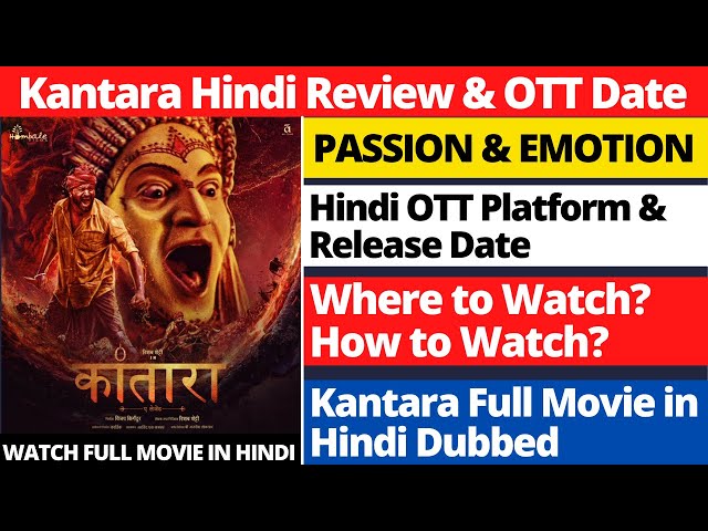 Kantara Stream and Watch Online | Moviefone