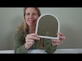 Travel-Friendly Lighted Mirror | Kitsch Arch Desk Mirror Demo