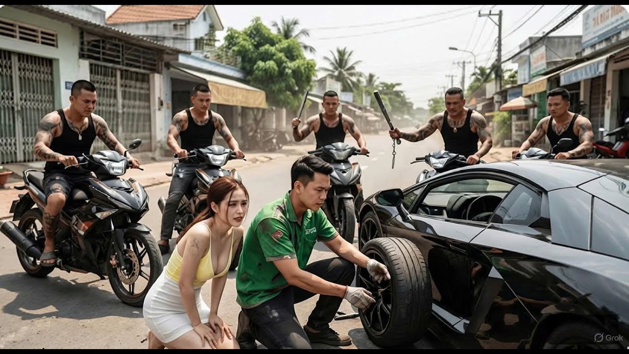 “Anh, giúp em cởi chiếc áo này được không? Nó dính chặt quá” Anh xe Ôm khựng người vì mình may mắn .