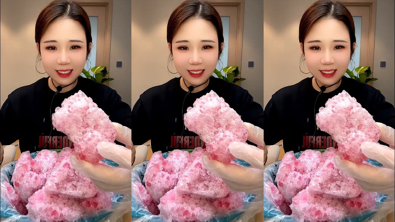 ASMR SHAVED ICE EATING YY 