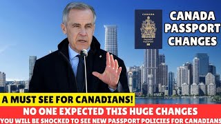 Canada New Passport Renewal Policy Changes That Will Affect EVERYTHING for Canadians.....