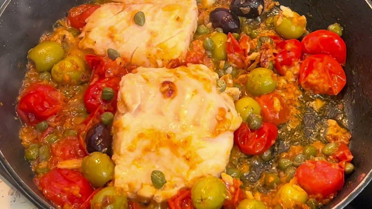 Dos de Cabillaud façon Provençal : Recette Facile et rapide à faire en 15min