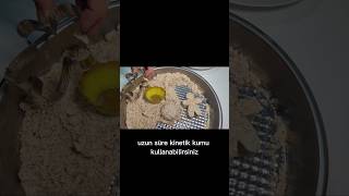 Evde Kinetik Kum Yapımı Sadece 4 Malzeme Ile Eğlence