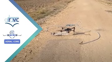 Aerial Manipulation Robot in Contact with 15 kV Power Line