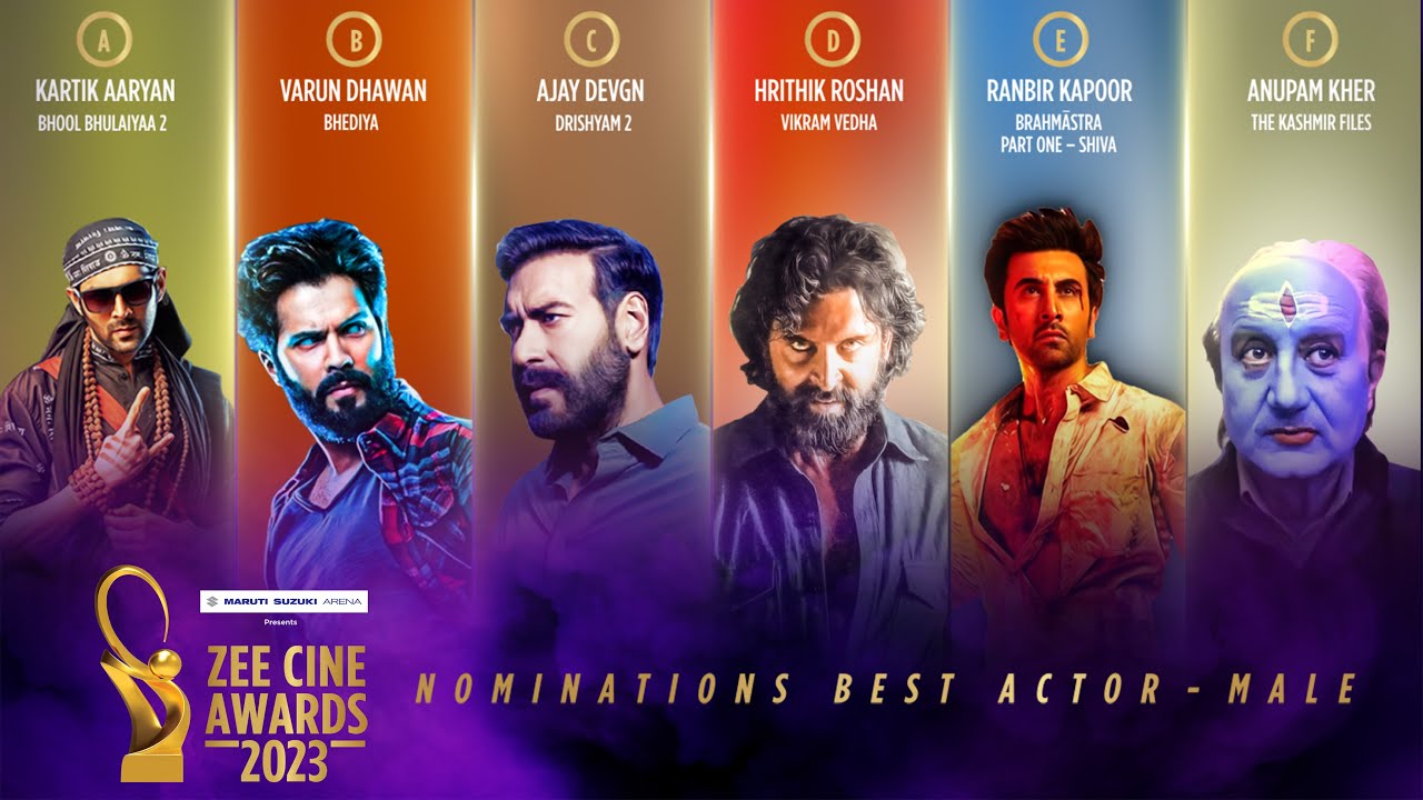 Zee Cine Awards 2023 Viewers’ Choice Awards Best Actor Male