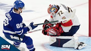 Panthers’ Sergei Bobrovsky Makes A Couple Massive First-Period Saves