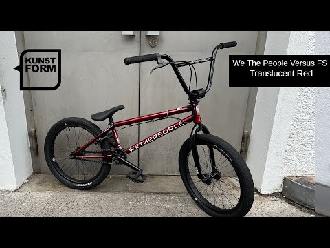 Closer View - wethepeople "Versus FS" BMX Bike - Translucent Red