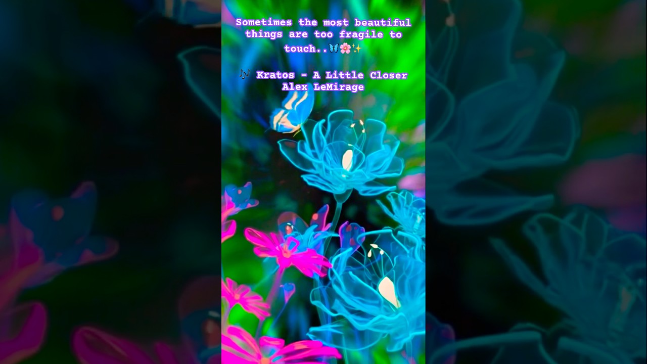 Kratos – A Little Closer | Alex LeMirage | Neon Garden AI Visual Loop | Dreamstate Motion 