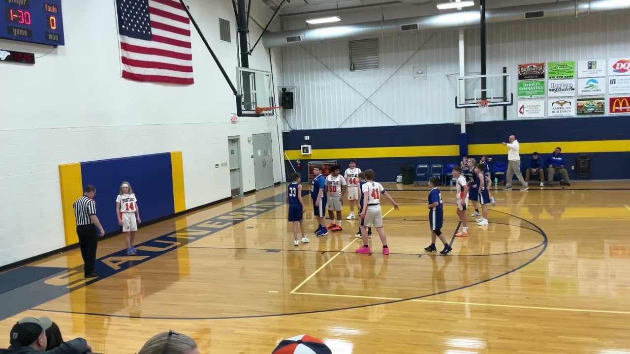 6th vs Pontiac jr high 6th 1st half 1/6/26