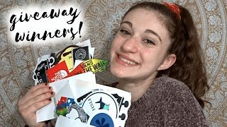 Announcing My Sticker Giveaway Winners! || Haley Rose