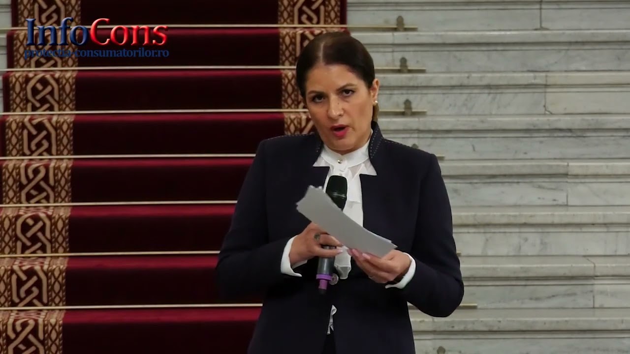 Discursul Doamnei Liana Arsenie – InfoCons Protecția Consumatorilor de Proprietate Intelectuală