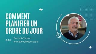 Comment planifier un ordre du jour avec Beenote