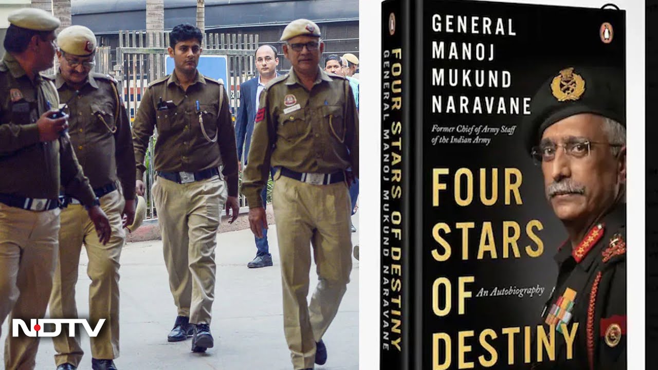 Delhi News | Delhi Police Files FIR Over Circulation Of Ex-Army Chief's Unpublished Book
