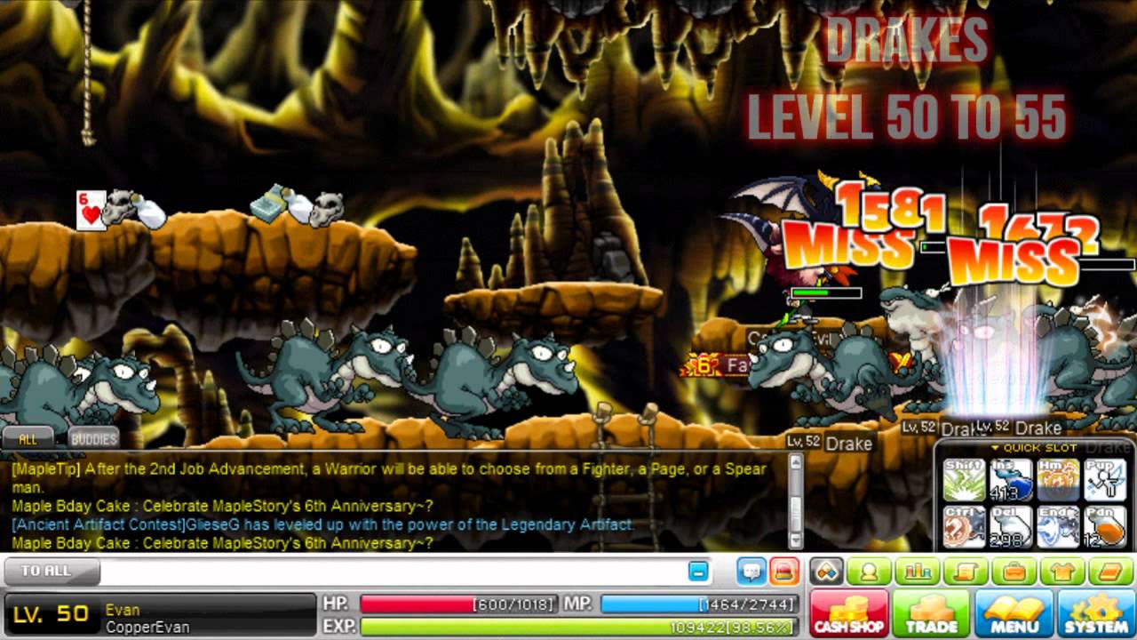 Maplestory Big Bang Evan training guide 30 to 70 YouTube