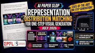 Representation Distribution Matching for One-Step Visual Generation (Jul 2026)