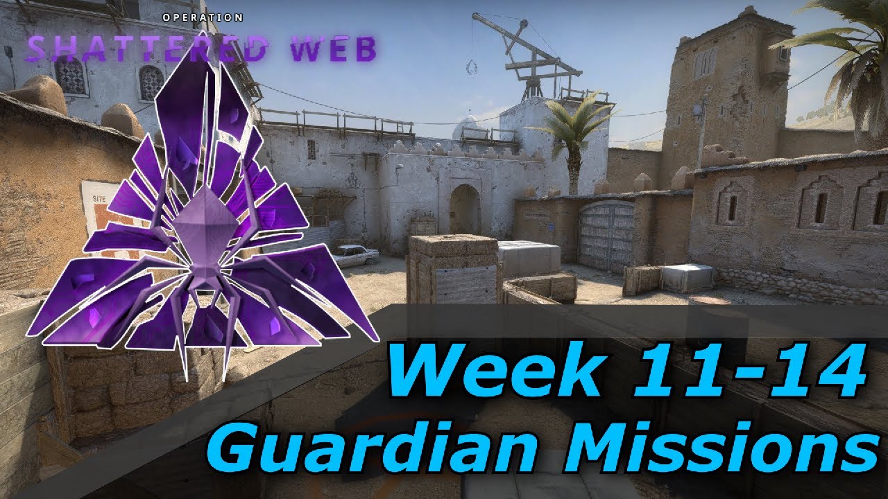 CS:GO - Week 11 to 14 Guardian Missions - Operation Shattered Web - YouTube