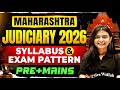 Maharashtra Judiciary Syllabus 2026 | Exam Pattern, Weightage, Imp Topics | Judiciary By PW