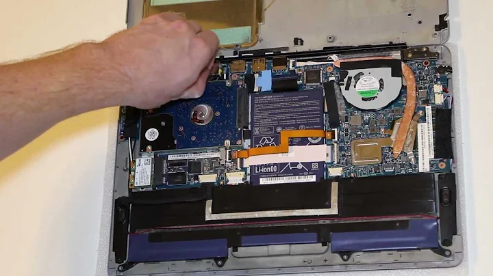 Acer Aspire S3 Ultrabook Teardown / Replacing Motherboard or Keyboard or Upgrading Hard Drive to SSD