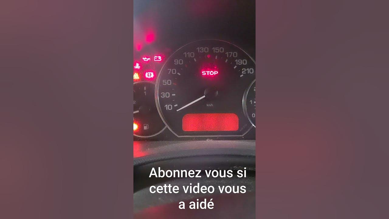remise a zero voyant vidange clé à molette peugeot 1007 YouTube