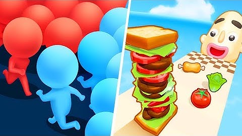 Sandwich Runner | Count Masters - All Level Gameplay Android,iOS - NEW GIGA APK UPDATE