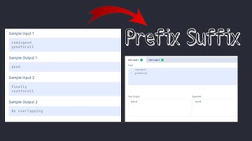 How to solve prefix suffix problem by using python? | Grand Assignment - 3 | Prefix suffix.