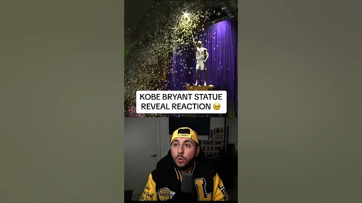 Kobe Bryant statue reaction 🥹🥹🥹 #shorts #lakers #kobebryant
