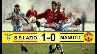 S.S.Lazio vs Manchester Utd 1-0 | FInal UEFA Super Cup 1999