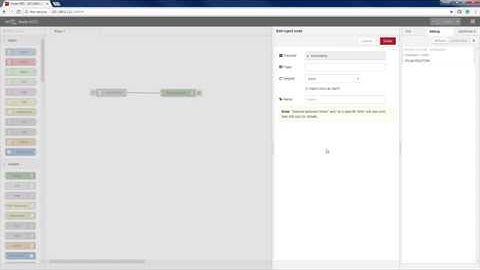 Node Red Hello World Program