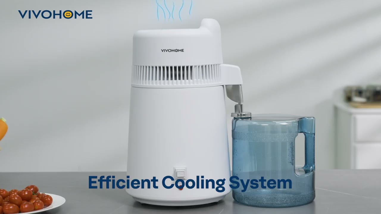 VIVOHOME Water Distiller Countertop with Smart Switch Purifier Filter
