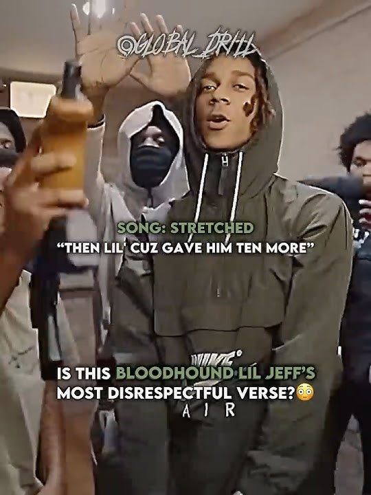 Is This Bloodhound Lil Jeff’s Most Disrespectful Verse?😳(Stretched) #bloodhound #chicago #drill