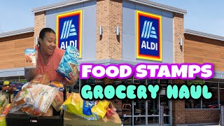 ALDI GROCERY HAUL USING FOODSTAMPS | FAMILY OF 6 #AldiFinds #FoodStamps #PandemicEBT