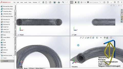 Curved-Round Helical Line