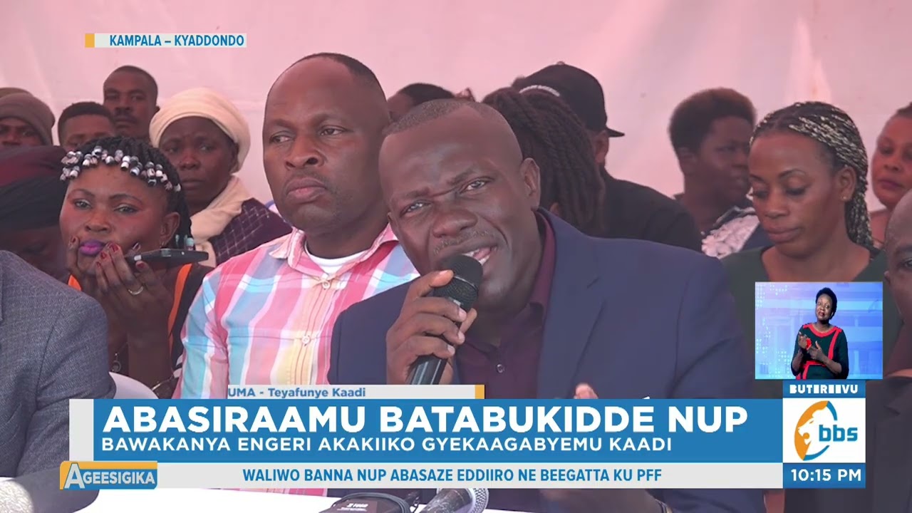 Abasiraamu Batabukidde NUP, Bawakanya Engeri Akakiiko Gyekaagabyemu Kaadi