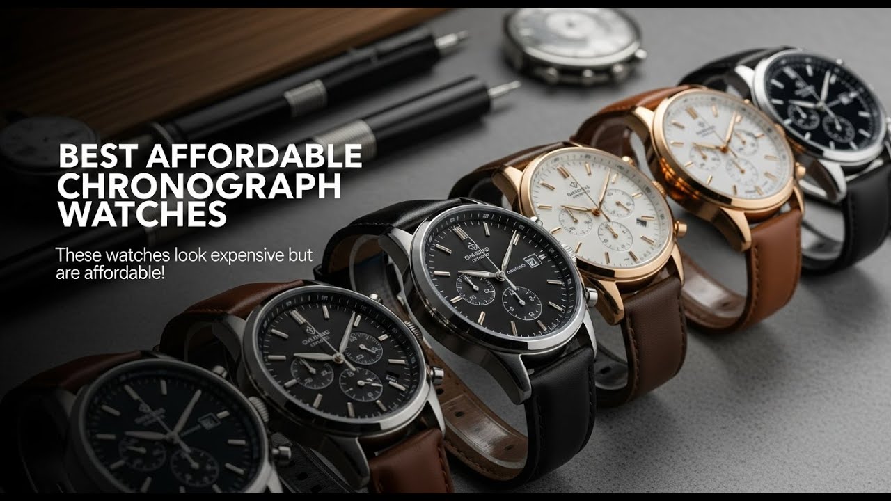 TOP 5  Best Affordable Chronograph Watches 2026 | Chronograph Watches Look Expensive but Are Super