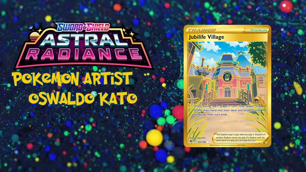 All 77 cards from Pokemon Artist Oswaldo KATO - YouTube