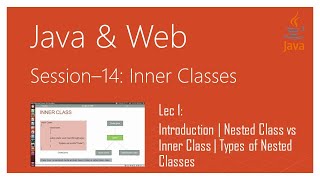 Inner (Nested) Class #1 | Introduction | Nested Class vs Inner Class | Types of Nested Classes