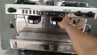 Test the Machine Faema E98 UP