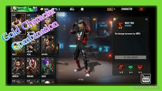 Free Fire Gold Character Combination!!! screenshot 5