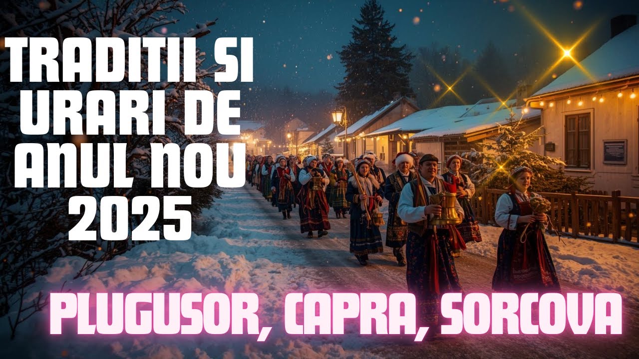 🎆 Tradiții și Urări de Anul Nou 2025 🔥 Plugușor, Capra, Sorcova | COLAJ COMPLET